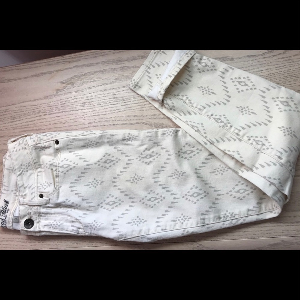 Ikat Printed Skinny Jeans